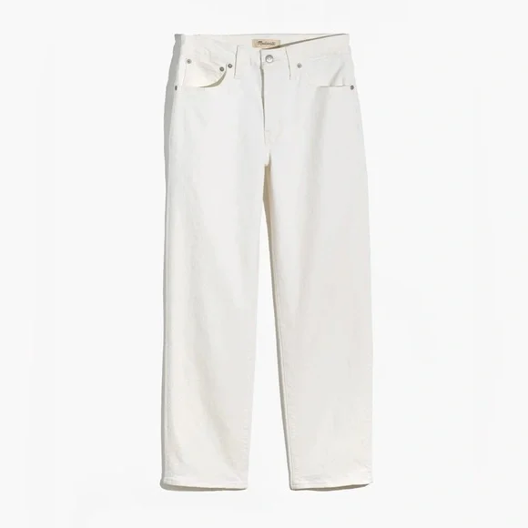 The Tall Mid-Rise Perfect Vintage Straight Jean in Tile White - Picture 5 of 8